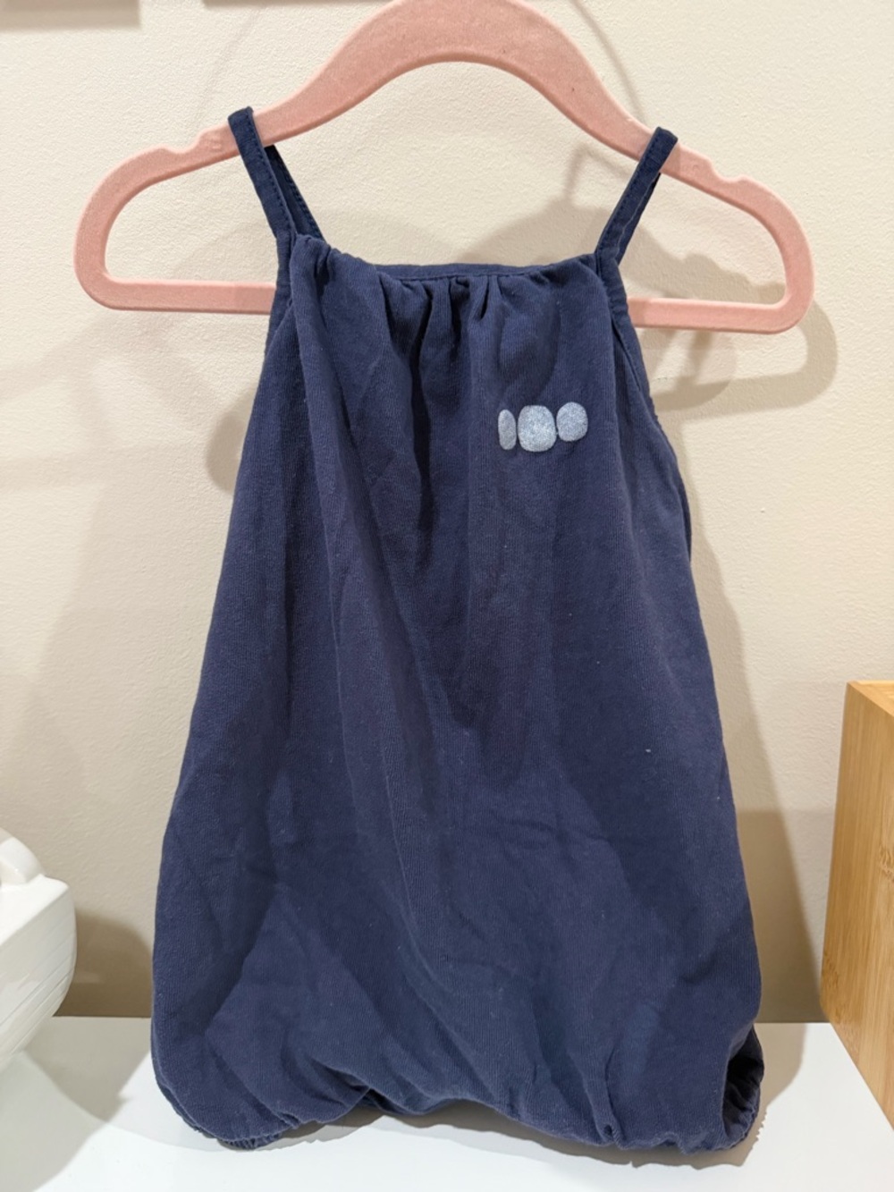 Zara Navy Blue Baby One-Piece Bodysuit
